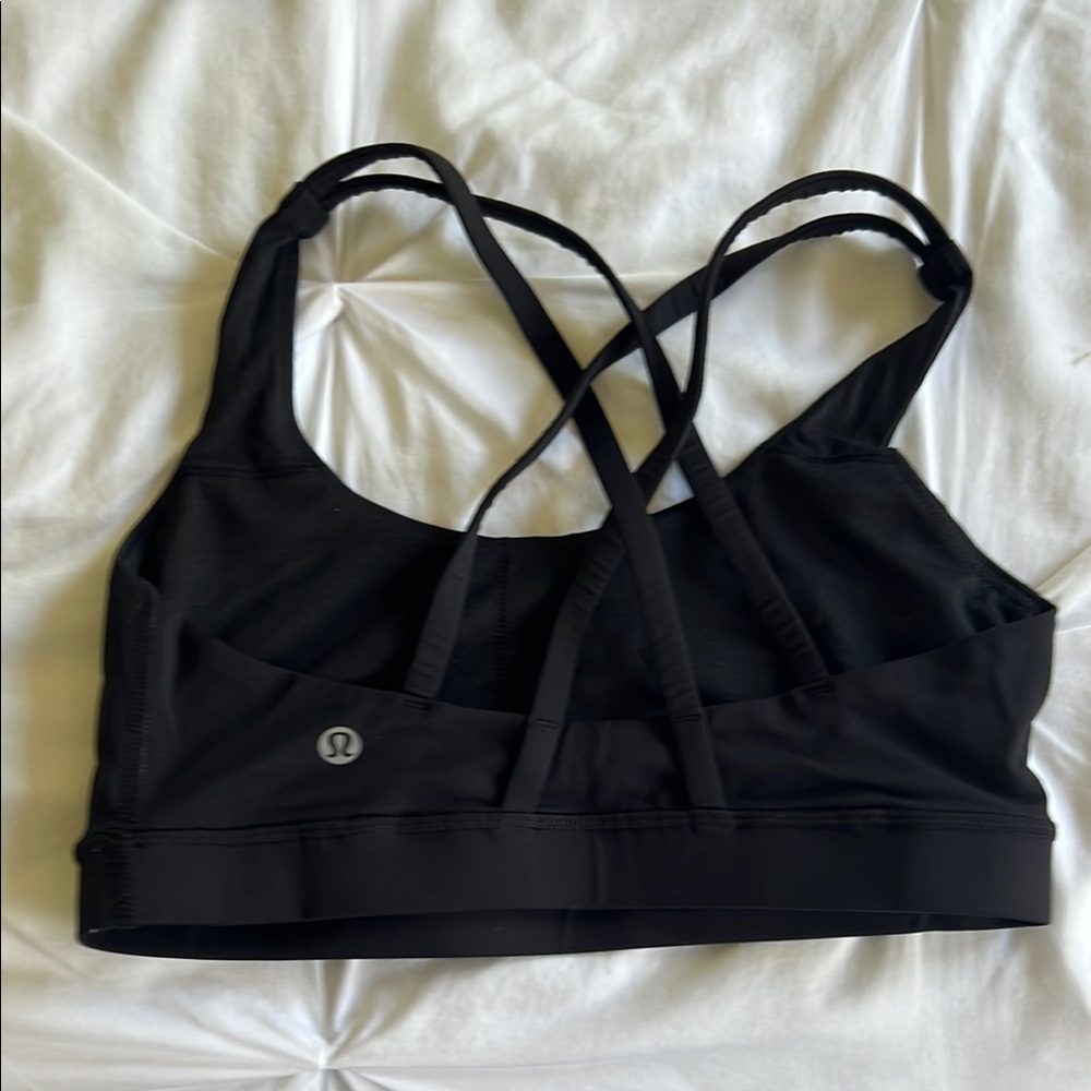 lululemon athletica black energy bra